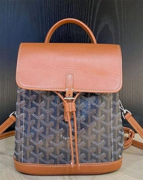 goyard alpin black and tan|Goyard alpin mini.